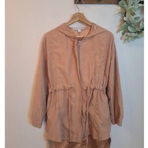 Anthropologie HYFVE HYFVE HYFVE - Blush Fall Hooded Jacket Size L EUC